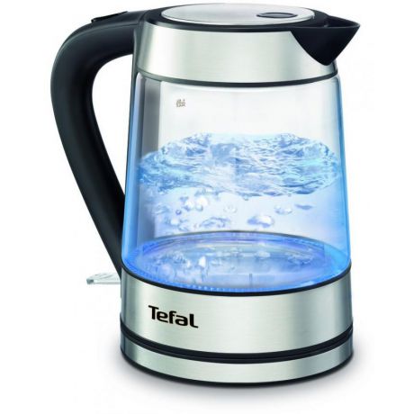 Чайник Tefal Glass Kettle KI730D 2200 Вт 1,7 л, черный KI730D30