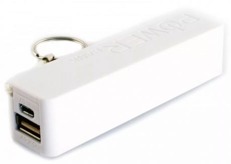 Портативное зарядное устройство для телефона PowerBank Mini White 2600 mAh