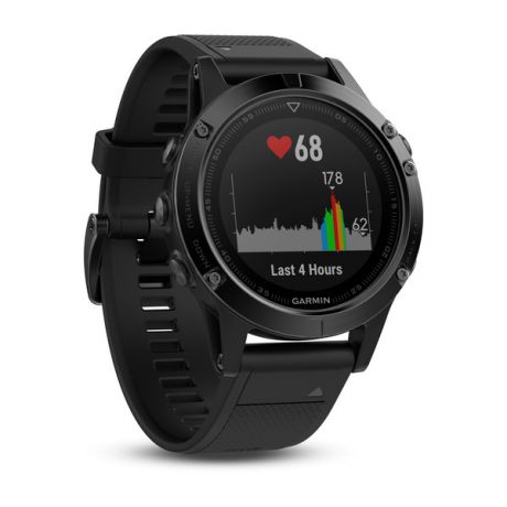 Garmin Fenix 5 SAPPHIRE черные с черным ремешком