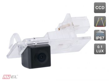 CCD штатная камера заднего вида с динамической разметкой AVS326CPR (#071) для автомобилей RENAULT