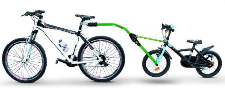 Прицепное устройство PERUZZO Trail Angel детского велосипеда к взрослому зеленое