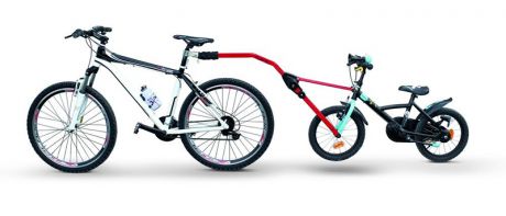 Прицепное устройство PERUZZO Trail Angel детского велосипеда к взрослому красное