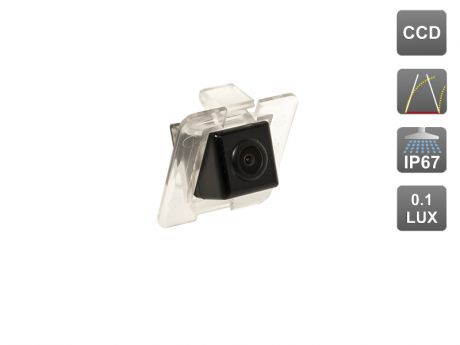 CCD штатная камера заднего вида с динамической разметкой AVIS Electronics AVS326CPR (#051) для MERCEDES GLK X204 (2008-...)