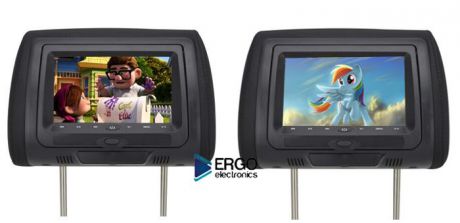 Автомобильный монитор Ergo ER704HD (+ беспроводные наушники в подарок!)