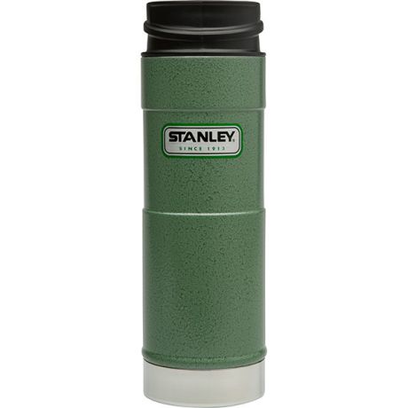 Зеленая термокружка STANLEY Classic 0,47L 1-Hand 10-01394-013