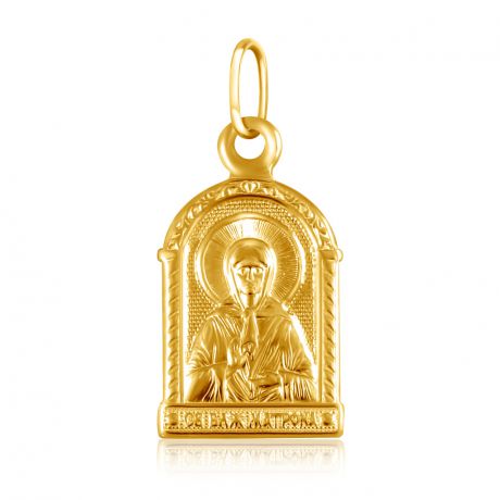 Подвеска иконка из золота Святая Матрона 57020997000