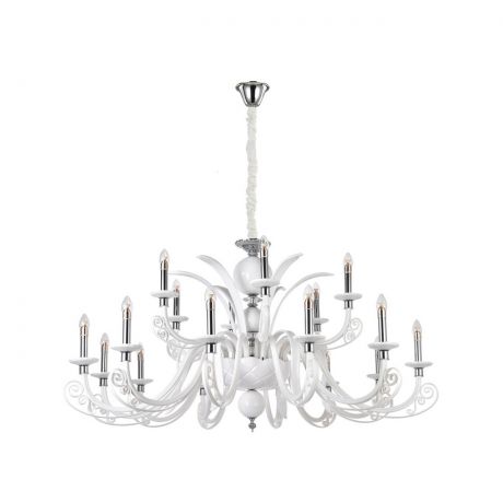 Подвесная люстра Crystal Lux Letisia SP12+6 White