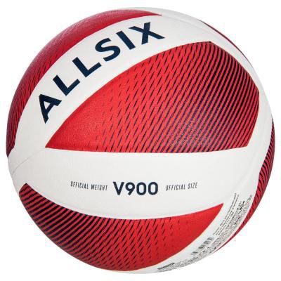 Мяч ALLSIX Волейбольный Мяч V900 Белый И Красный