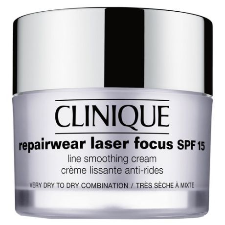 Clinique RW Laser Focus Дневной разглаживающий крем SPF15 для сухой и комбинированной кожи, склонной к сухости