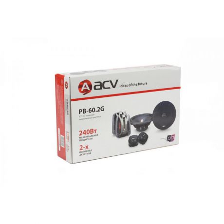 Автоакустика ACV PB-60.2G 6.5"/2-х полосная компонентная акустика/80Вт