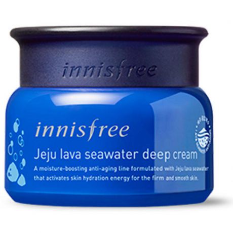 Глубоко увлажняющий крем с вулканической морской водой Innisfree Jeju Lava Seawater Deep Cream