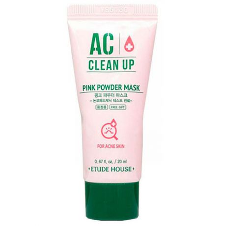 Маска с розовой глиной для проблемной кожи Etude House AC Clean Up Pink Powder Mask