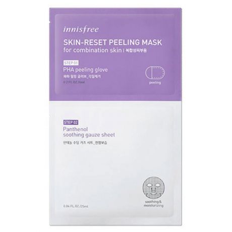 Пилинг-маска для комбинированной кожи Innisfree Skin-Reset Peeling Mask For Combination Skin