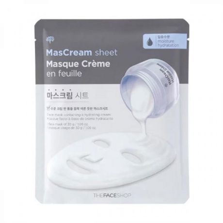 Увлажняющая маска для лица The Face Shop Intense MasCream Sheet Moisture