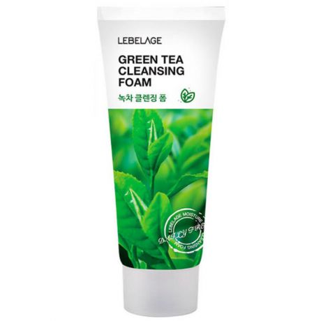 Пенка для умывания с экстрактом зеленого чая Lebelage Green Tea Cleansing Foam, 100мл