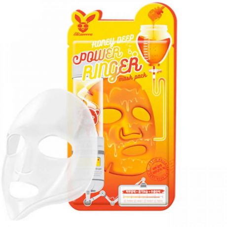 Тканевая маска с медом Elizavecca Deep Power Ringer Mask Pack Honey