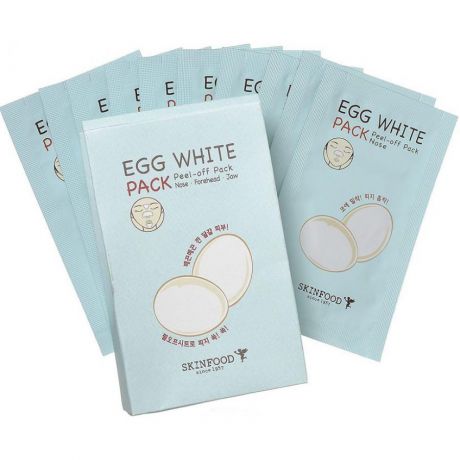 Очищающие полоски для носа SKINFOOD Egg White Pack