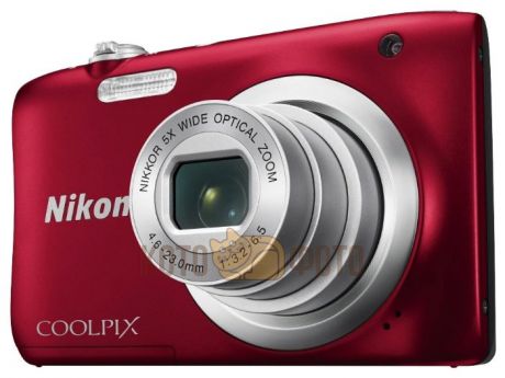 Цифровой фотоаппарат Nikon Coolpix A100 Red