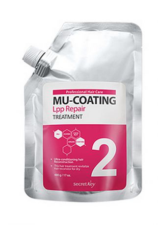 Маска с эффектом ламинирования Secret Key Mu-Coating LPP Repair Treatment