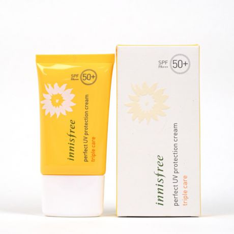 Солнцезащитный крем для жирной кожи Innisfree Perfect UV Protection Cream Long Lasting For Oily Skin SPF50