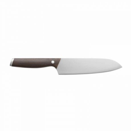 Нож сантоку Berghoff 17,5см, с рукоятью из темного дерева