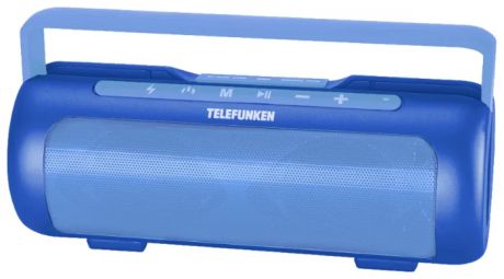 Портативная акустика Telefunken TF-PS1231B синий 4W 2.0 BT/3.5Jack 10м 2200mAh (TF-PS1231B(СИНИЙ))