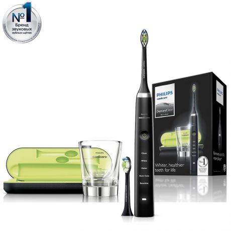 Зубная щетка электрическая Philips Sonicare DiamondClean HX9352/04 черный