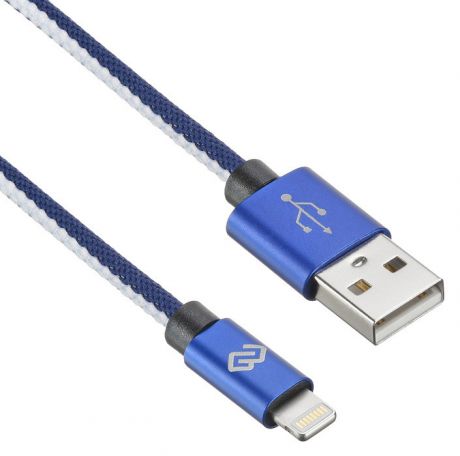 Кабель Digma USB A (m) Lightning (m) 2м синий