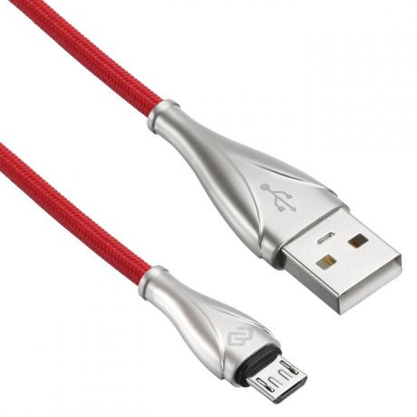 Кабель Digma USB A (m) micro USB B (m) 2м красный