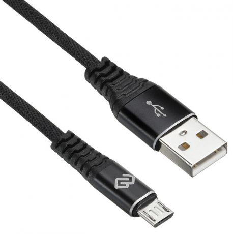 Кабель Digma USB A (m) micro USB B (m) 2м черный