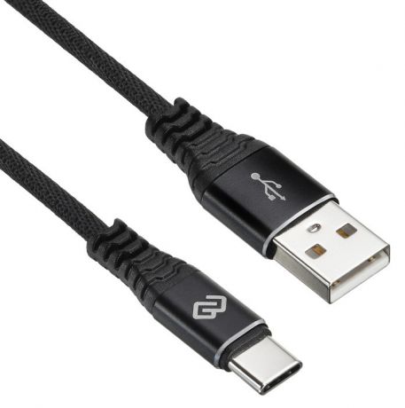 Кабель Digma USB A (m) USB Type-C (m) 1.2м черный