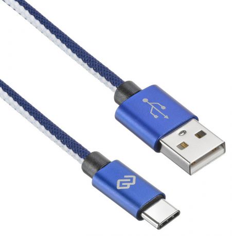 Кабель Digma USB A (m) USB Type-C (m) 2м синий