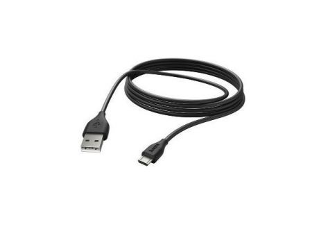 Кабель Hama 00173788 micro USB B (m) USB A(m) 3м черный