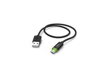 Кабель Hama 00178365 micro USB B (m) USB A(m) 1м черный