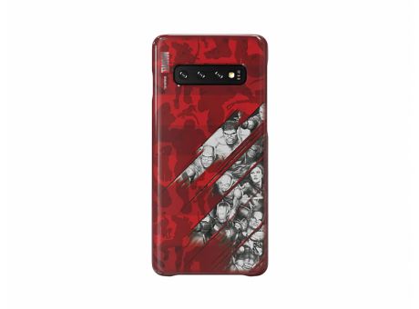 Чехол (клип-кейс) Samsung для Samsung Galaxy S10 Marvel Case AvComics красный (GP-G973HIFGKWI)