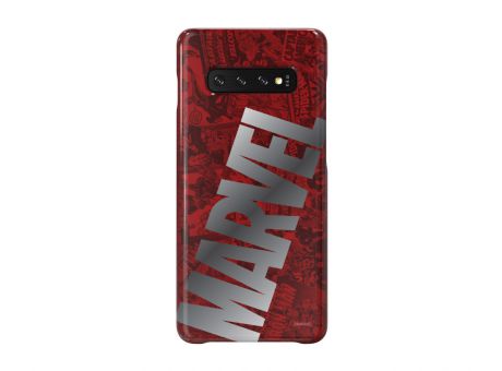 Чехол (клип-кейс) Samsung для Samsung Galaxy S10+ Marvel Case MBigLogo красный (GP-G975HIFGHWG)