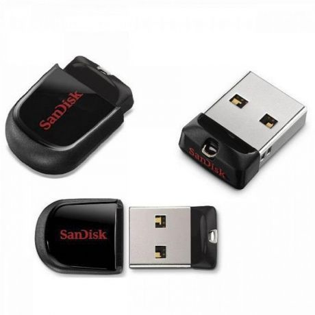 Флешка SanDisk Cruzer Fit 16Gb (SDCZ33-016G-B35) USB2.0 черный