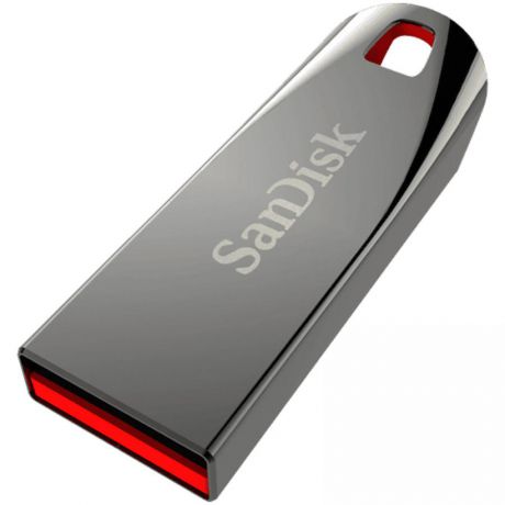 Флешка SanDisk Cruzer Force 16GB (SDCZ71-016G-B35) USB2.0 серебристый/красный