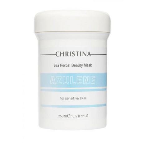 Азуленовая маска красоты для чувствительной кожи Christina Sea Herbal Beauty Mask Azulene, 250 мл
