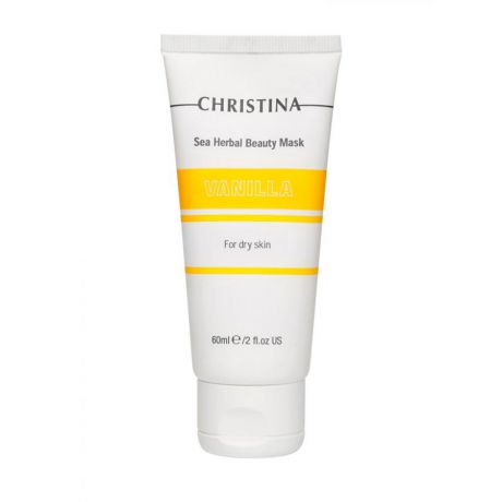 Ванильная маска красоты для сухой кожи Christina Sea Herbal Beauty Mask Vanilla, 60 мл