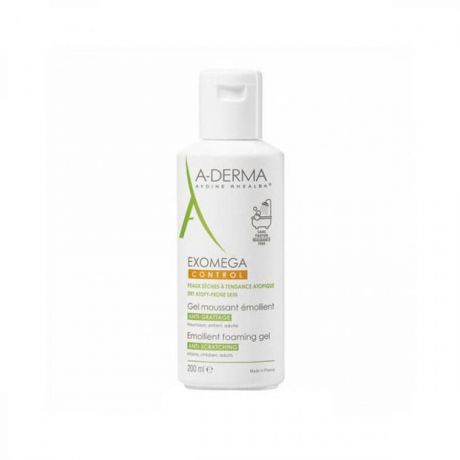 Смягчающий пенящийся гель A-Derma Exomega Control, 200 мл