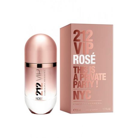 Парфюмерная вода Carolina Herrera 212 Vip Rose lady edp 50 мл, женская