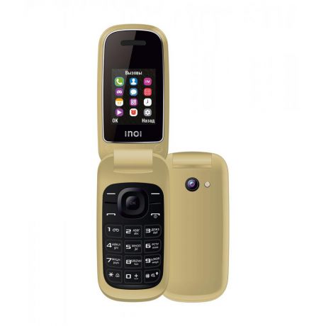 Мобильный телефон INOI 108R Flip Gold