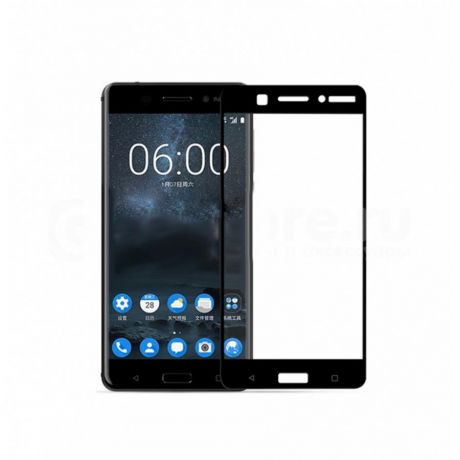 Защитное стекло BoraSCO Full Cover для Nokia 2 Черная рамка