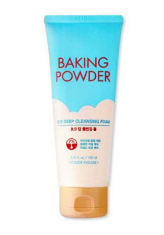 Пенка для умывания и глубокой очистки Etude House Baking Powder BB Deep Cleansing Foam