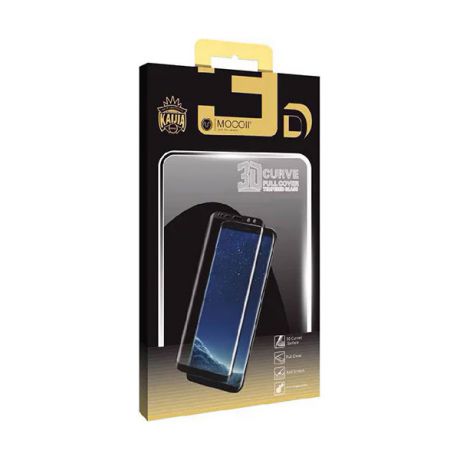 Стекло защитное MOCOLL, закаленное для iPhone X 3D (серия "Golden Amor") Черный