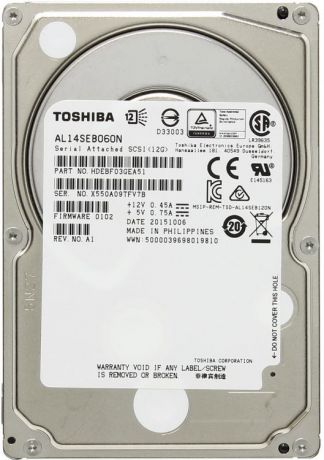 Жесткий диск HDD Toshiba SAS 600Gb (AL14SEB060N)