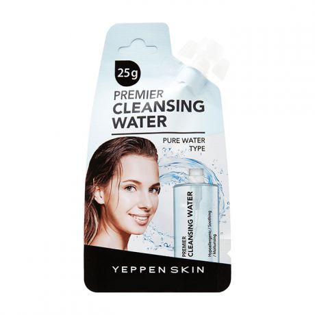 Жидкость для снятия макияжа Dermal Yeppen Skin Premier Cleansing Water, 10 шт*20 гр