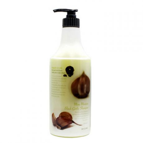 Шампунь для волос с черным чесноком 3W Clinic More Moisture Black Garlic Shampoo, 1500 мл