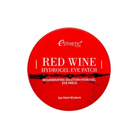 Гидрогелевые патчи с красным вином Esthetic House Red Wine Hydrogel Eye Patch